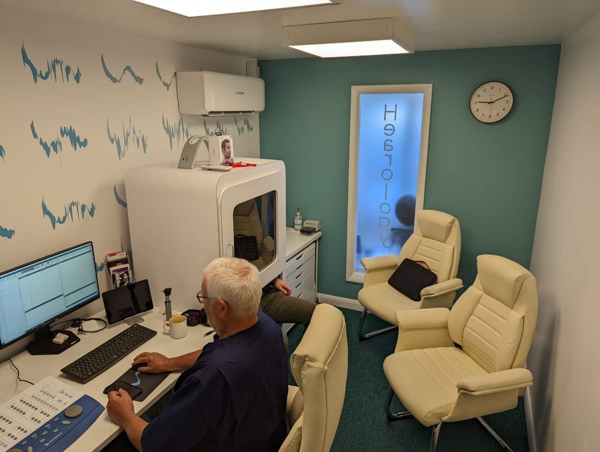 The audiology room, Hearology Forest Row