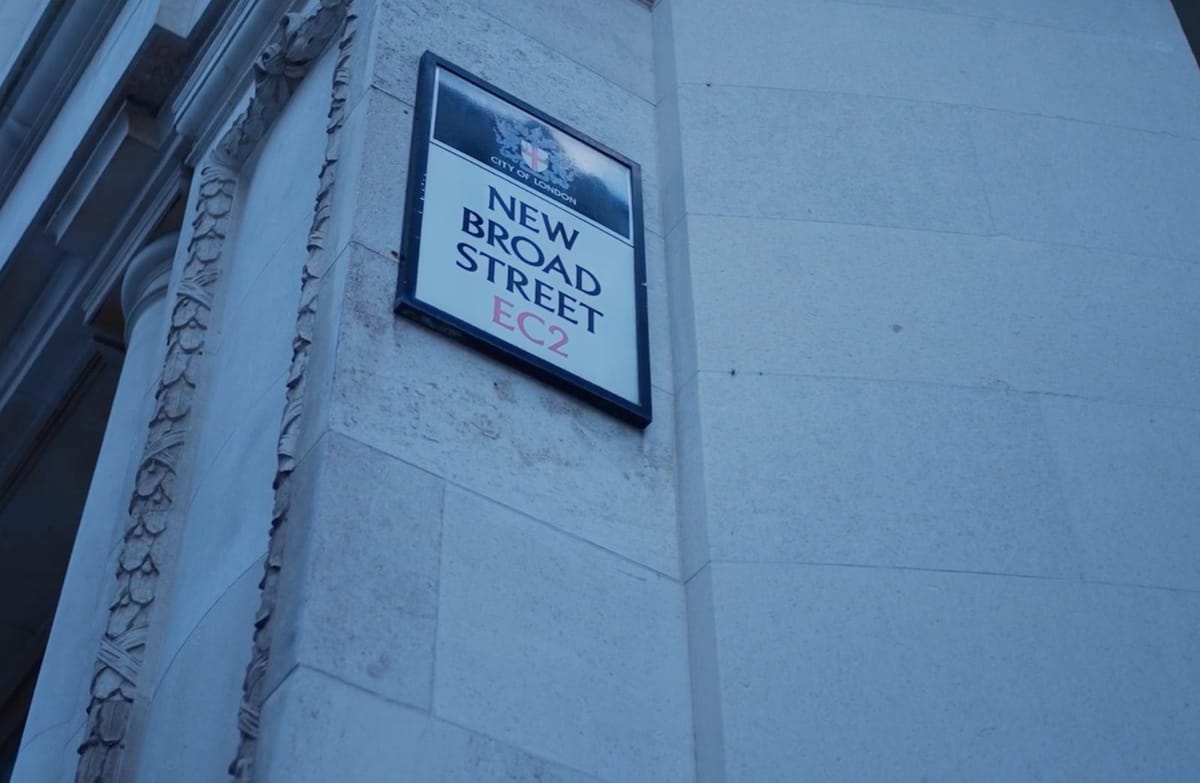 Hearology Liverpool Street on New Broad Street, in the City of London
